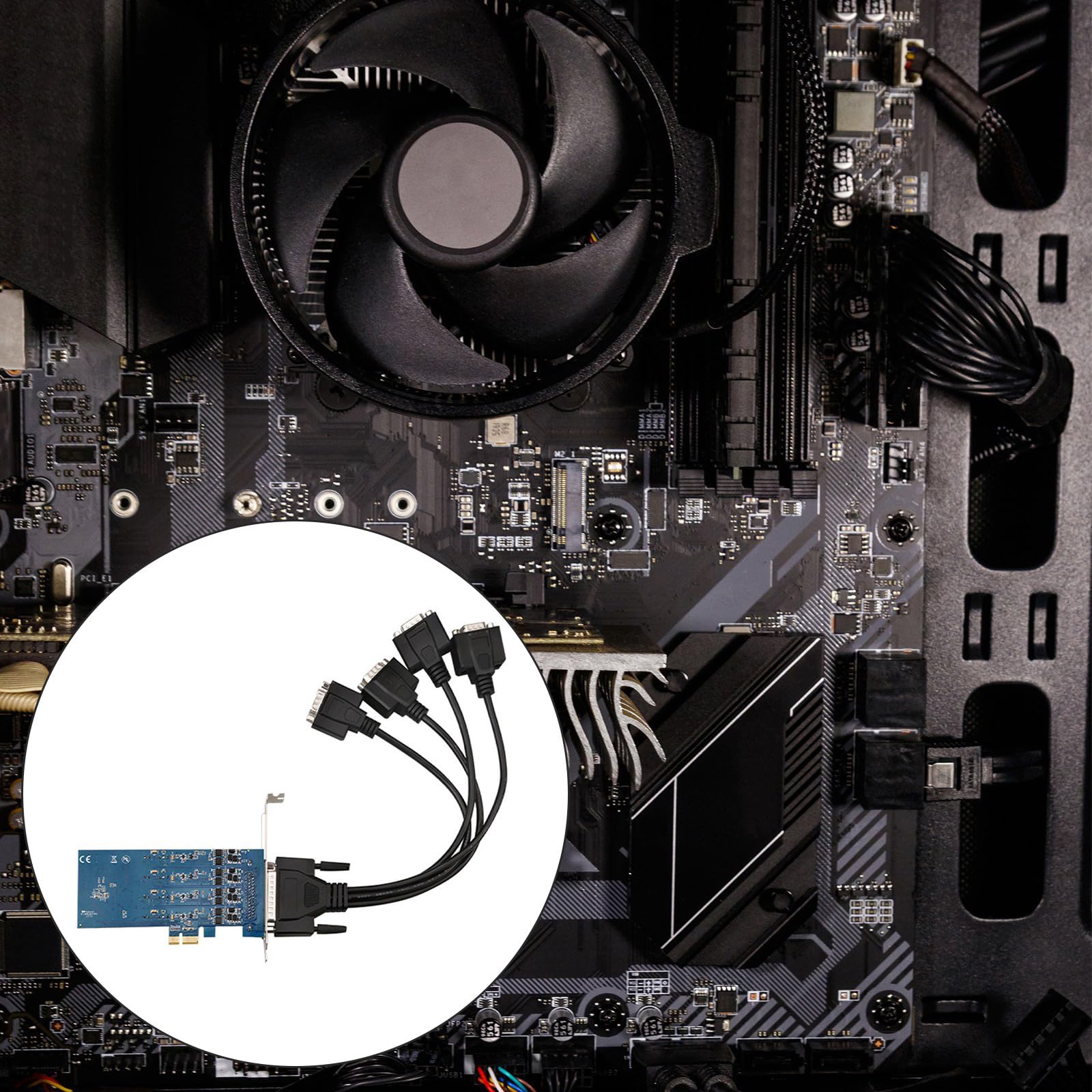 CHENZILIN 2/4 Port RS422/485 Serials PCIE2.0 Card High Performances Interfaces Controller for Industrial Machines