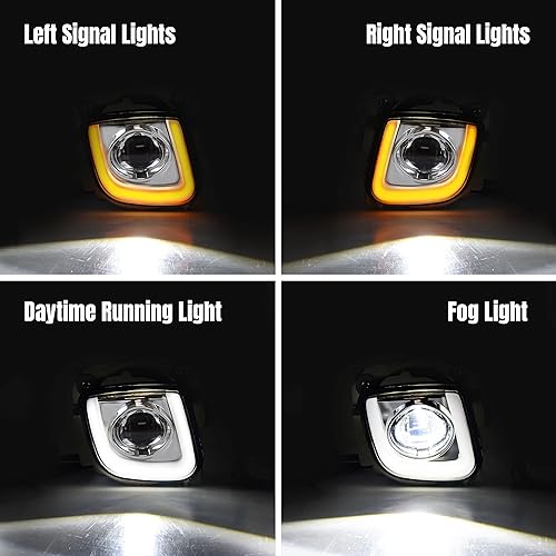 Miniatura 2 de Kit de luces antiniebla LED para Goldwing, luces antiniebla rectangulares de conducción intermitentes para Honda Gold Wing GL1800 2012-2017 F6B