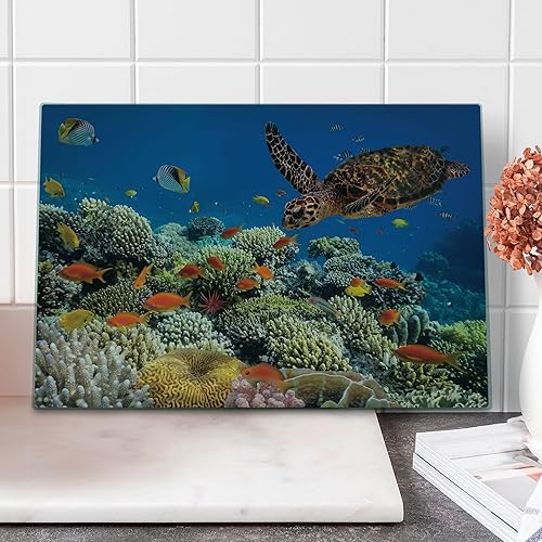 Miniatura 6 de Lunarable Tabla de cortar de madera tablas rústicas antiguas arruinadas en orden horizontal imagen de casa de campo tabla de cortar y servir de