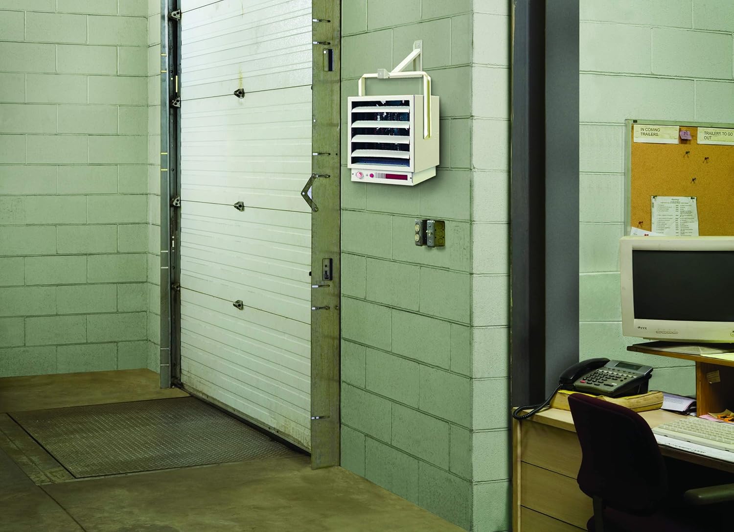 🔥 Dimplex EUH Series Industrial Unit Heater With Built-In Thermostat and Contactor (Model: EUH10B34CT), 240/208 Volt, 10000/7500 Watt, Almond