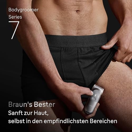Braun Rasoio Elettrico Corpo Uomo Serie 7, +8 Strumenti, BG7555 Grigio - 2