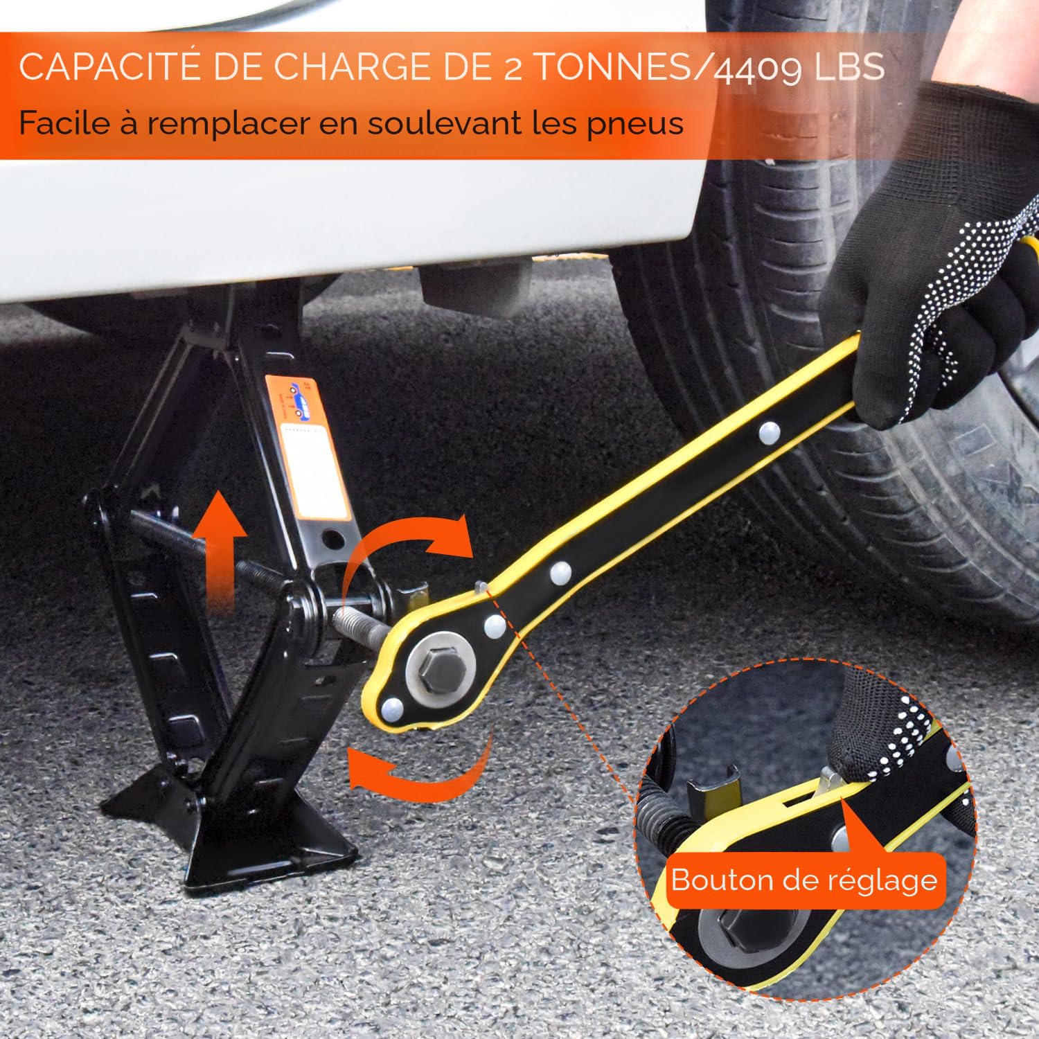 Cric Voiture 1.5 Tonne Cric à Ciseaux Dunlop 1,5 Tonnes - Léve Voiture Manuel Pour Changement Pneu Urgence Cric Ciseaux Certifié Cric Voiture 1.5 Tonne Cric à Ciseaux Dunlop 1,5 Tonnes - Léve Voiture Manuel Pour Changement Pneu Urgence Cric Ciseaux Certifié