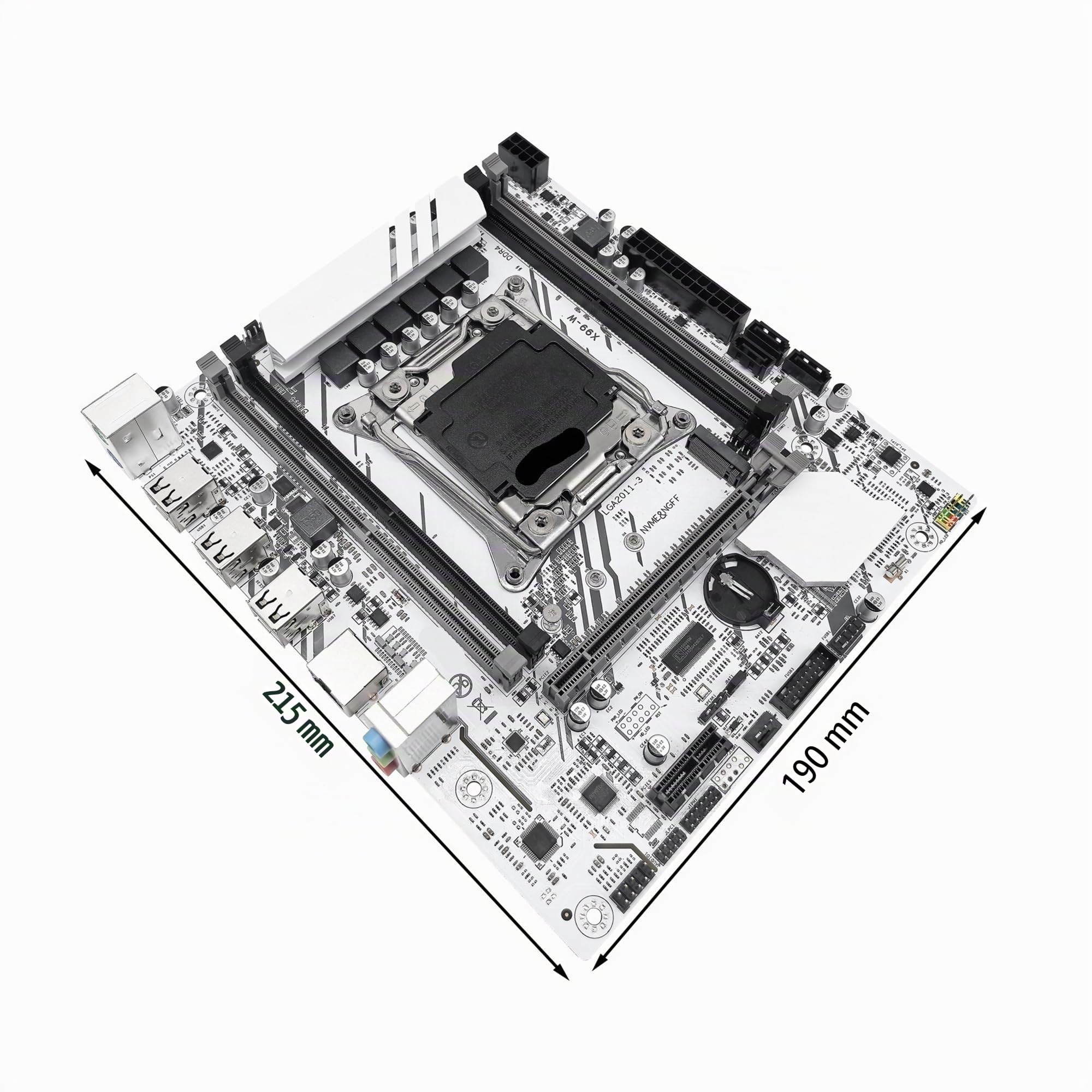 Kit de Placa Base X99-W con procesador LGA2011-3 Xeon E5 2680V4, DDR4, 16 GB (1 x 16 GB), 2133 MHz, Memoria RAM NVME M.2 SATA(Motherboards)