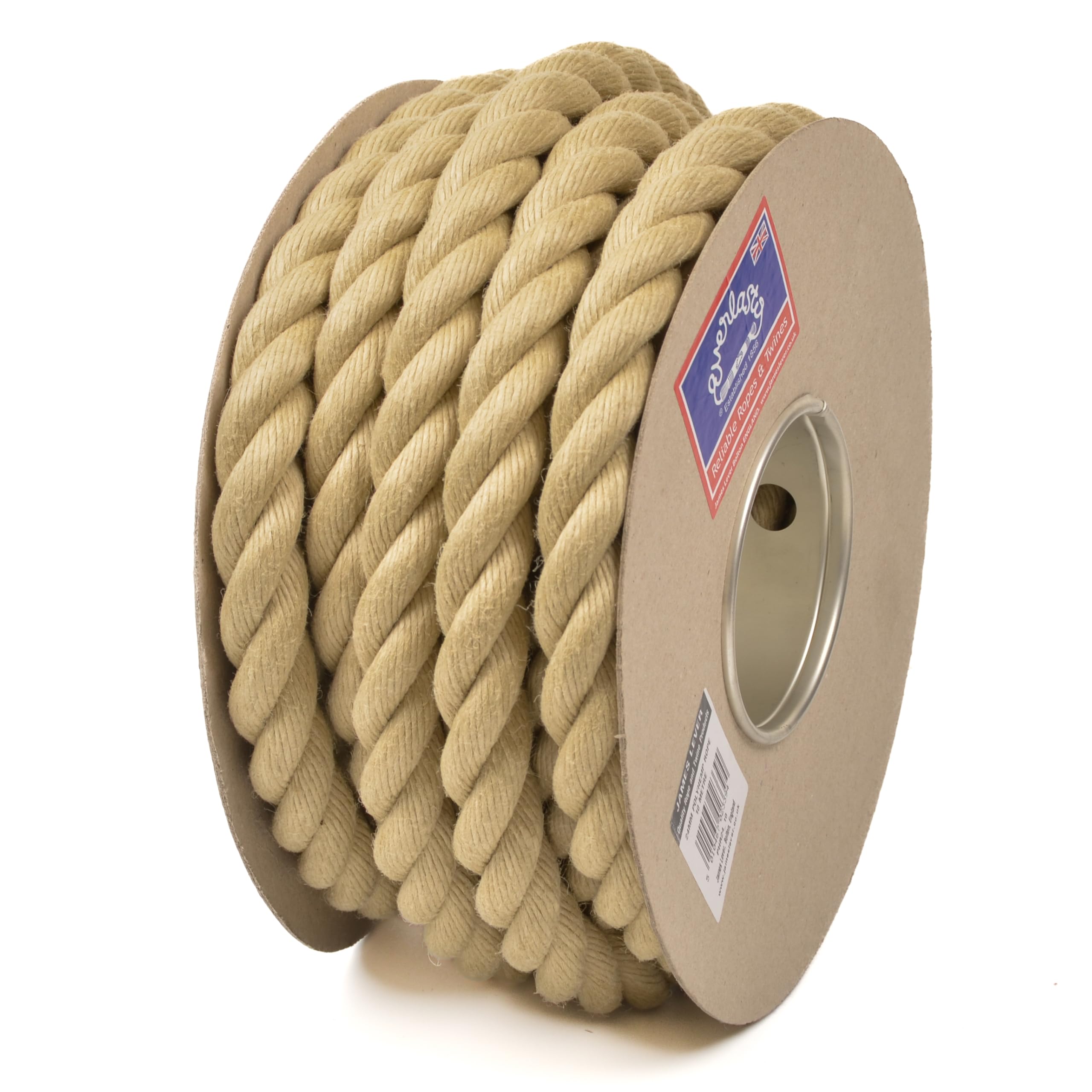 Everlasto Beige Synthetic Polyhemp/Hempex Decking Rope - Various Lengths 24Mm X 10M