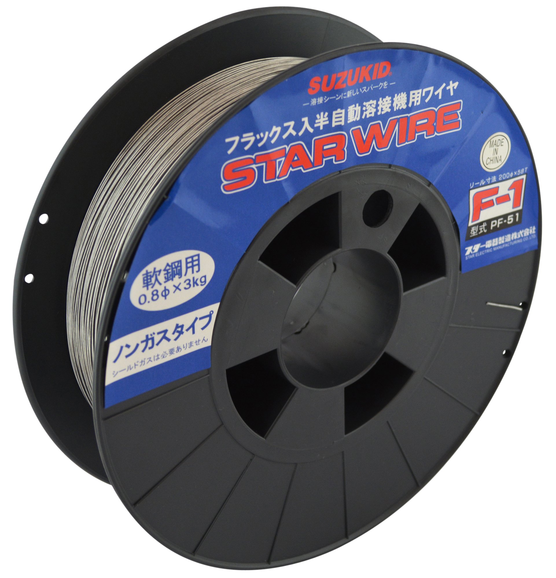 Amazon.co.jp: SUZUKIDノンガス軟鋼 0.8φ*3kg PF-51 : DIY・工具 Amazon.co.jp: SUZUKIDノンガス軟鋼 0.8φ*3kg PF-51 : DIY・工具