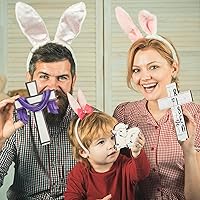 Vista 6 de Suzile 3 piezas de decoraciones de Pascua con texto en inglés "He is Risen", decoración de mesa, centros de mesa religiosos con texto en inglés "He