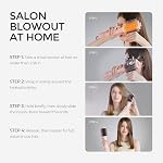 TYMO 4.0 Brosse sèche-cheveux - Léger 3X Séchage plus rapide 5-in-1 Brosse de sèche-cheveux ionique Blowout ajoute brillant, volume & Pleineté pour lisse, anti-frisottis droit, curl & Styles de soufflage, Or