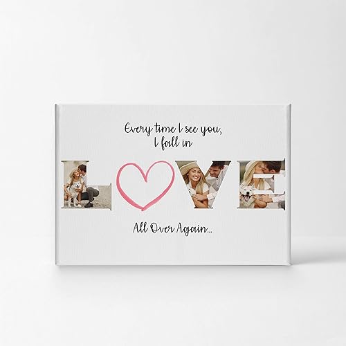 Vista 260 de Smile Art Design Imagen de collage de 3 imágenes, impresión en lienzo personalizada con tus fotos, impresiones fotográficas personalizadas, regalos