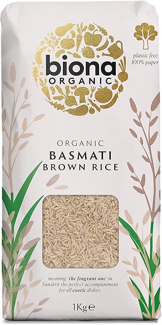 Biona Organic Basmati Brown Rice, 1 kg