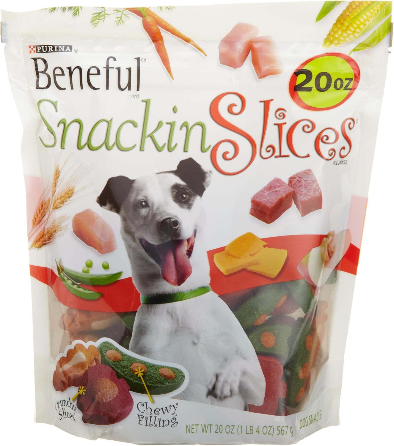 Beneful Snackin Slices Dog Snacks, 20-Ounce Pouches (Pack Of 2)