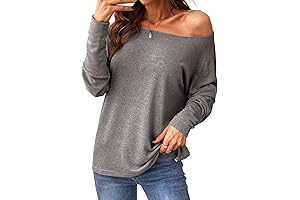 Chic and Cozy: Off-the-Shoulder Sweater for Effortless Style