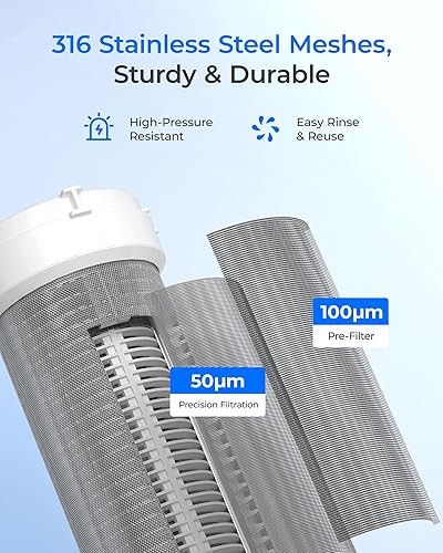 Miniatura 5 de Waterdrop Cartucho de repuesto AP431 para Aqua-Pure AP431, filtro inhibidor de escala de calentador de agua