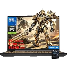 ASUS TUF F16 AI Gaming Laptop | 16" WUXGA IPS 144Hz 100% sRGB | Intel 8-core Core 5 210H | 16GB DDR5 512GB SSD | GeForce RTX 4050 6GB 194 AI Tops | RGB Backlit HD Camera Win 11Pro w/DLCA Accessory