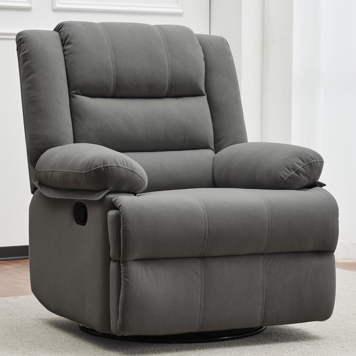 Amazon.com: Sftaiyou Swivel Rocking Recliner Chair for Adults ...