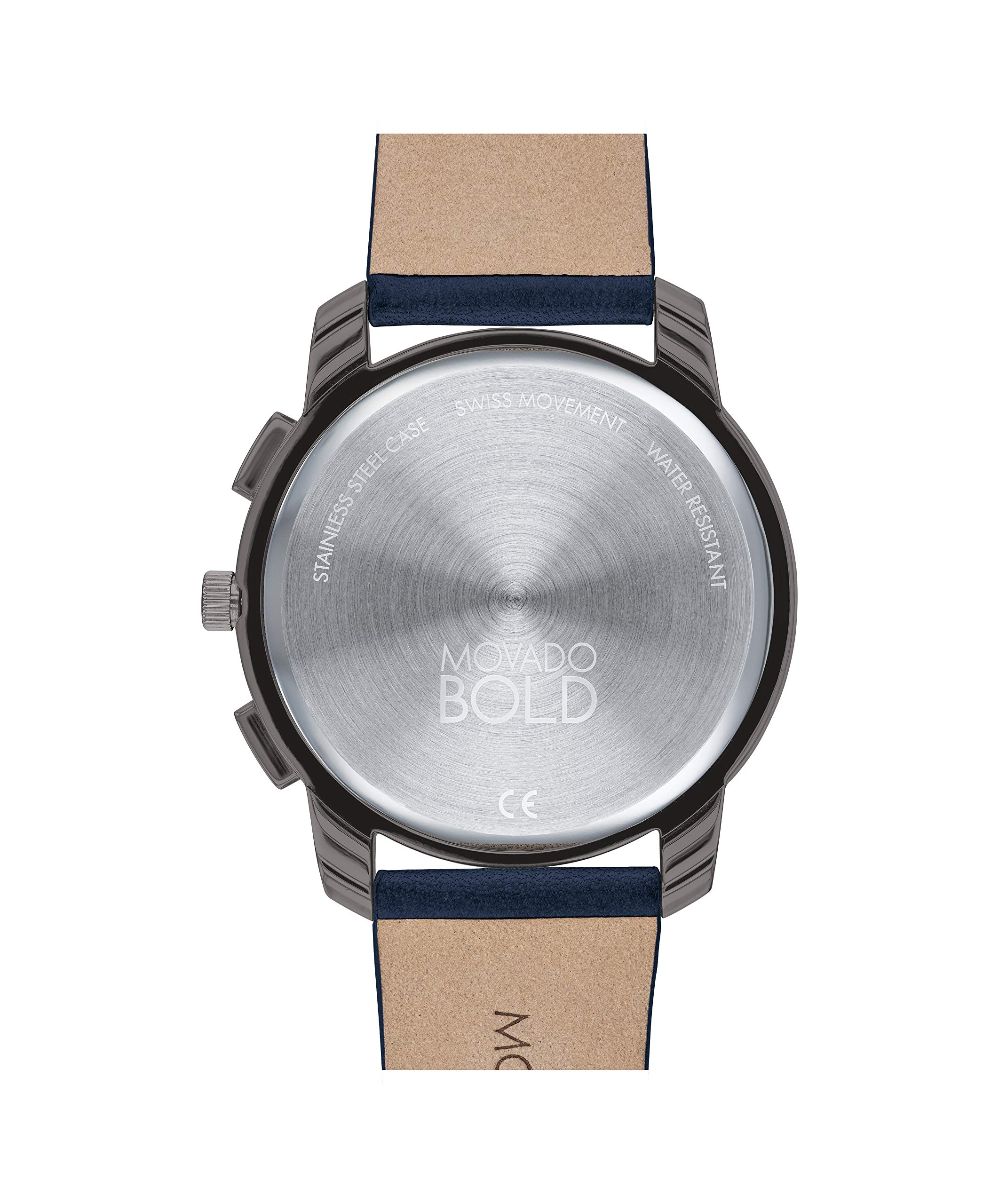 Movado Reloj analógico de Cuarzo Suizo para Hombre con Correa de Piel 3600720