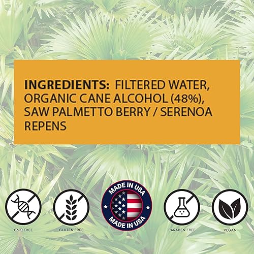 Miniatura 2 de Saw Palmetto Berry - Serenoa Repens - Tintura de hierbas (extracto líquido) - Concentrado con cuentagotas - Sabal Serrulate Berries Natural Hierba