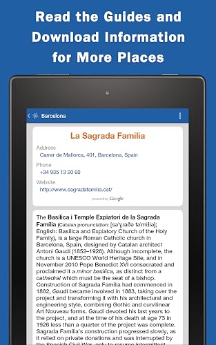 Barcelona Travel Guide & Offline Map #TOP4
