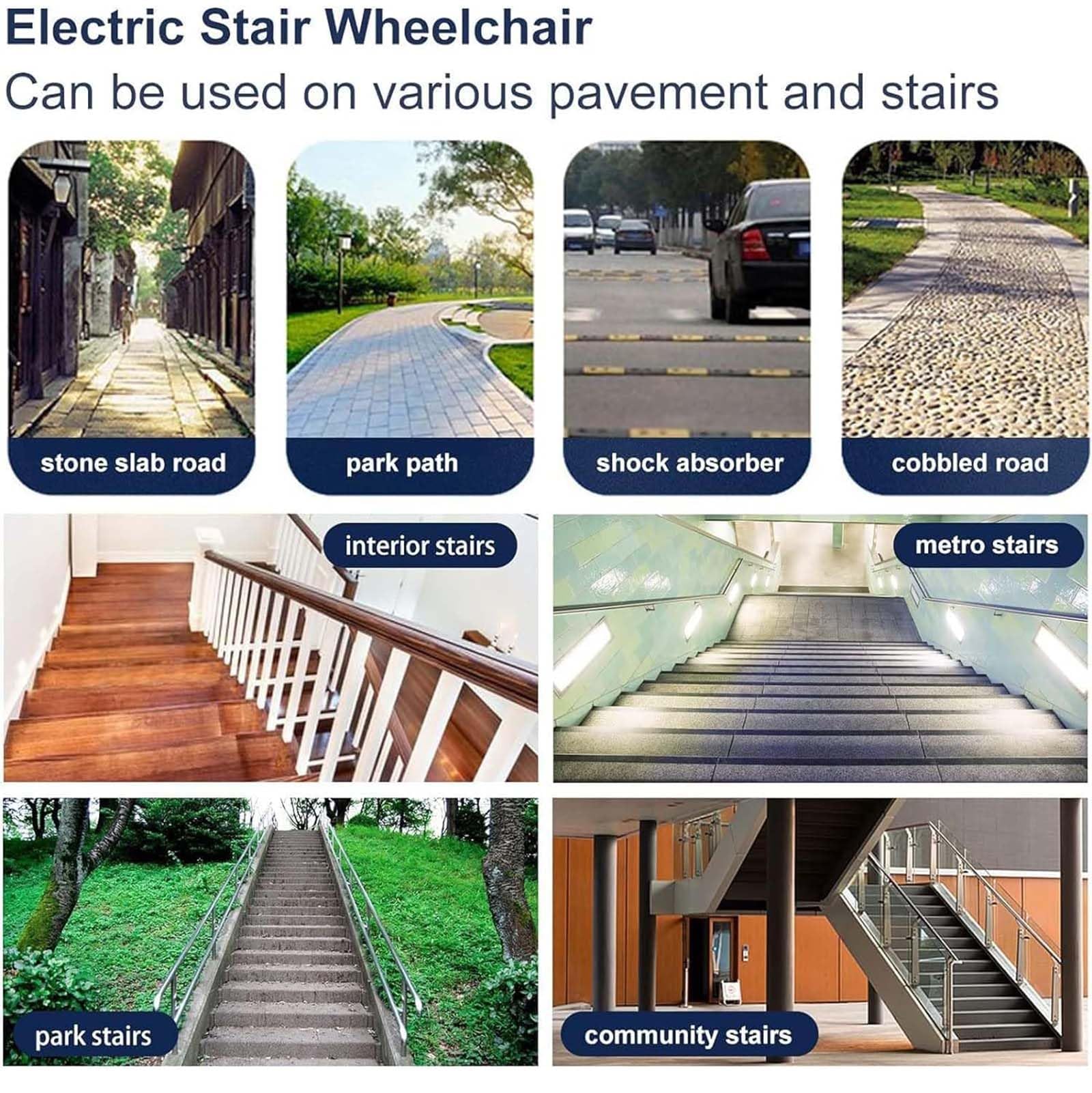Elevadores De Escaleras Eléctricos Silla para Subir Y Bajar Escaleras Sin Esfuerzo Salvaescaleras para Personas Mayores Silla De Ruedas Eléctrica Plegable Movilidad