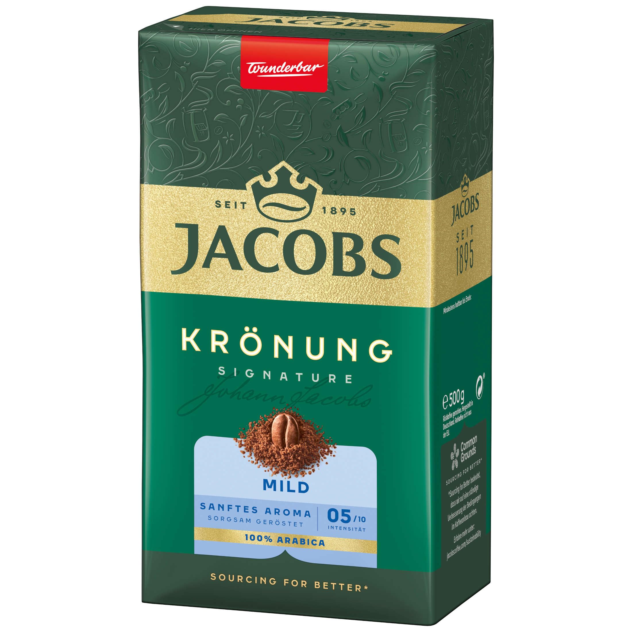 Jacobs Krönung Mild, 12er Pack Filterkaffee (12 x 500 g)