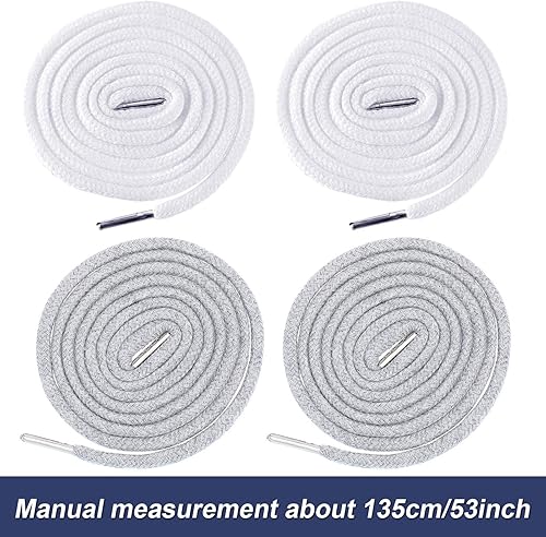 Vista 45 de Cordones de repuesto con cordón fácil de enhebrar para pantalones deportivos, pantalones cortos, pantalones, chaquetas (negro, gris)