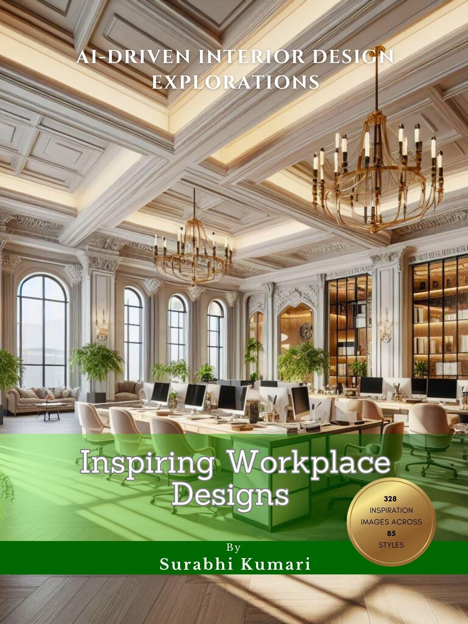 Design d'intérieur IA livre inspiration aménagement bureau moderne architecture entreprise