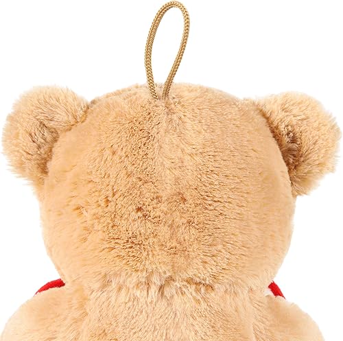 Miniatura 6 de BRUBAKER Oso de peluche con corazón rojo - Te amo - 9.84 pulgadas - Peluche de peluche - Animal de peluche - Marrón