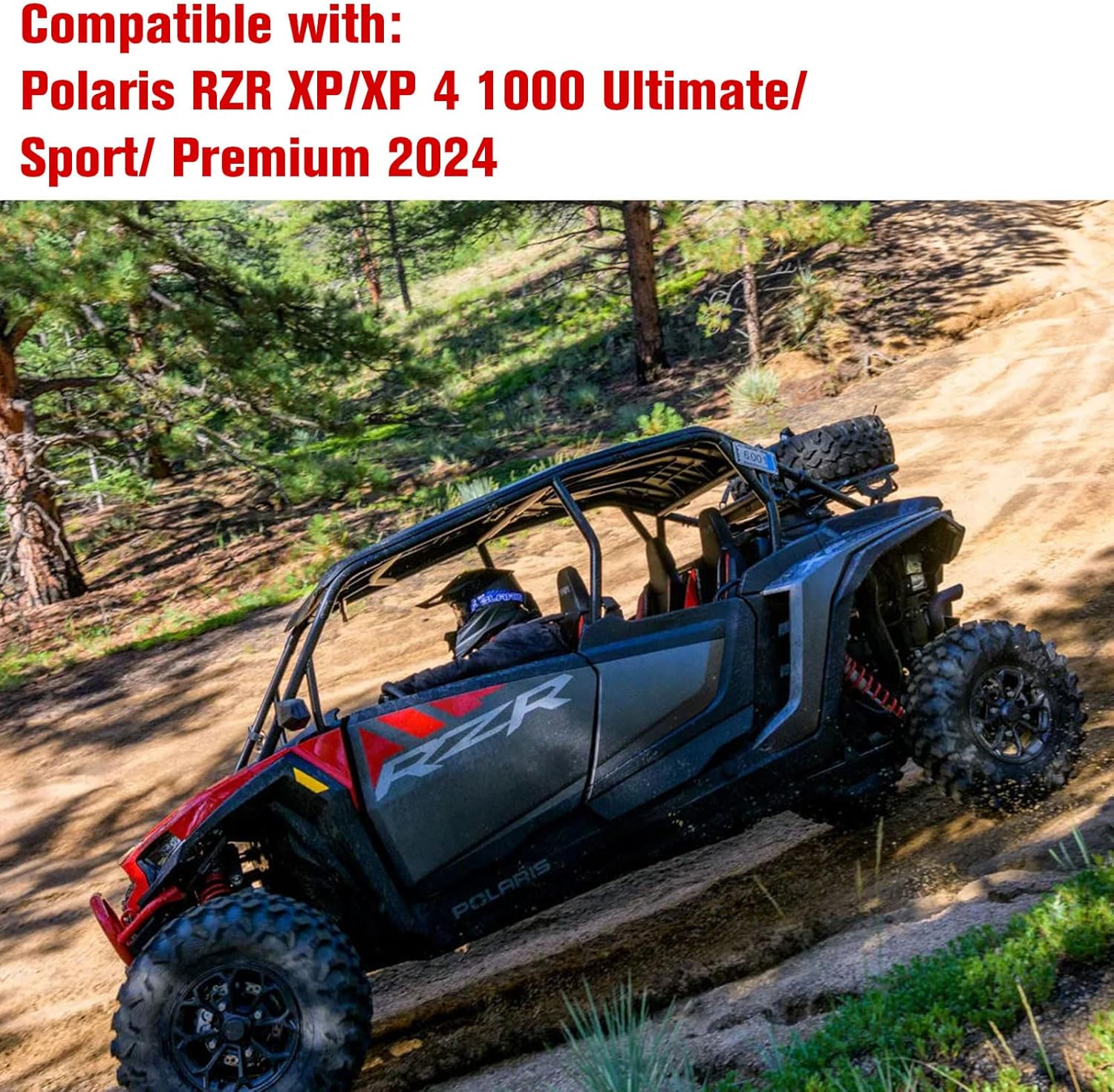 Fender Flares for Polaris RZR XP 1000 2025, Front & Rear Full Coverage Fender Flares Wider Mud Flaps Mud Guards for Polaris RZR XP 1000/XP 4 1000 2024+ Accessories (Replace #2889133)