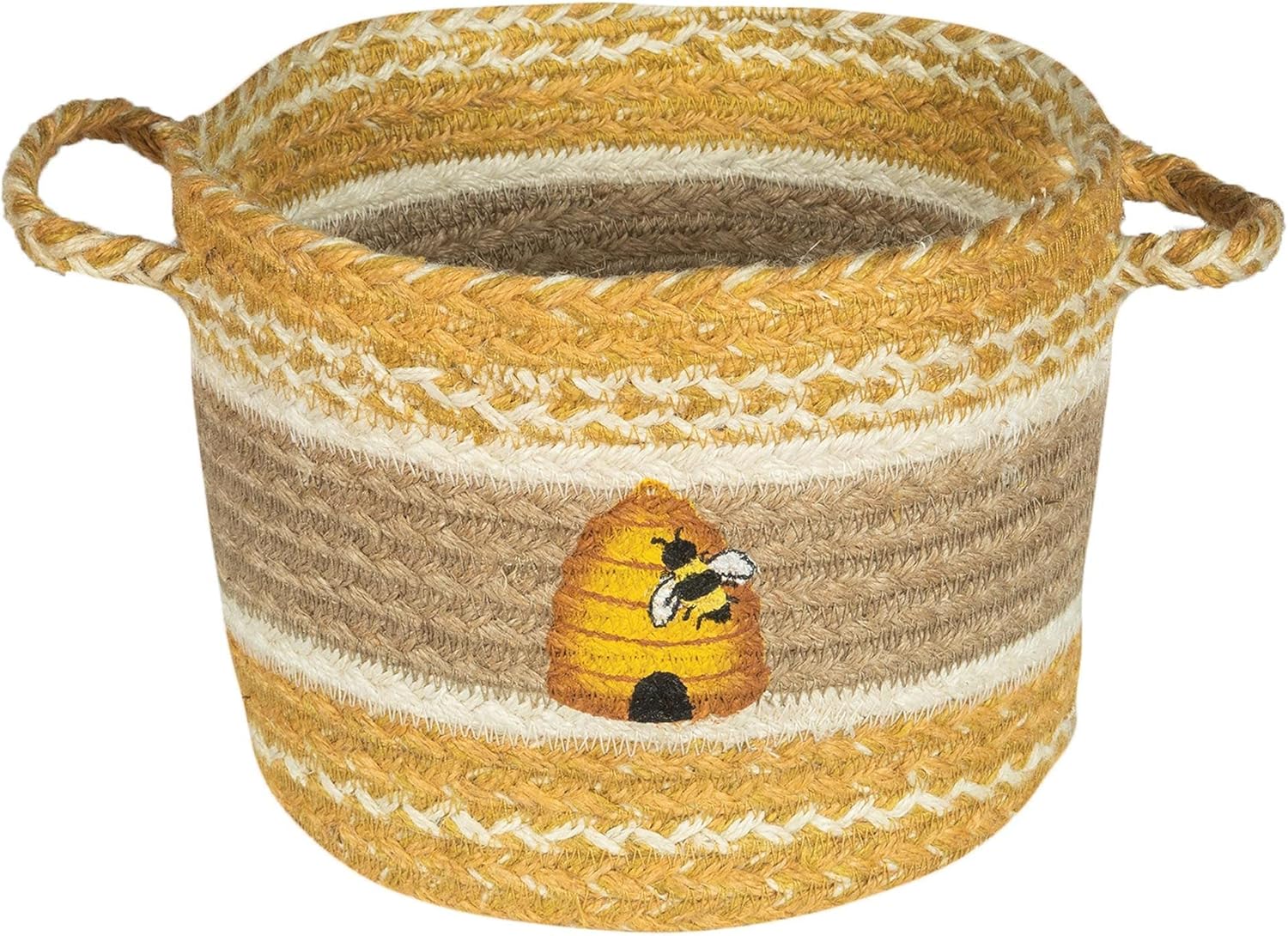 Earth Rugs UBP 9-101 Beehive Printed Utility Basket 9"x7"