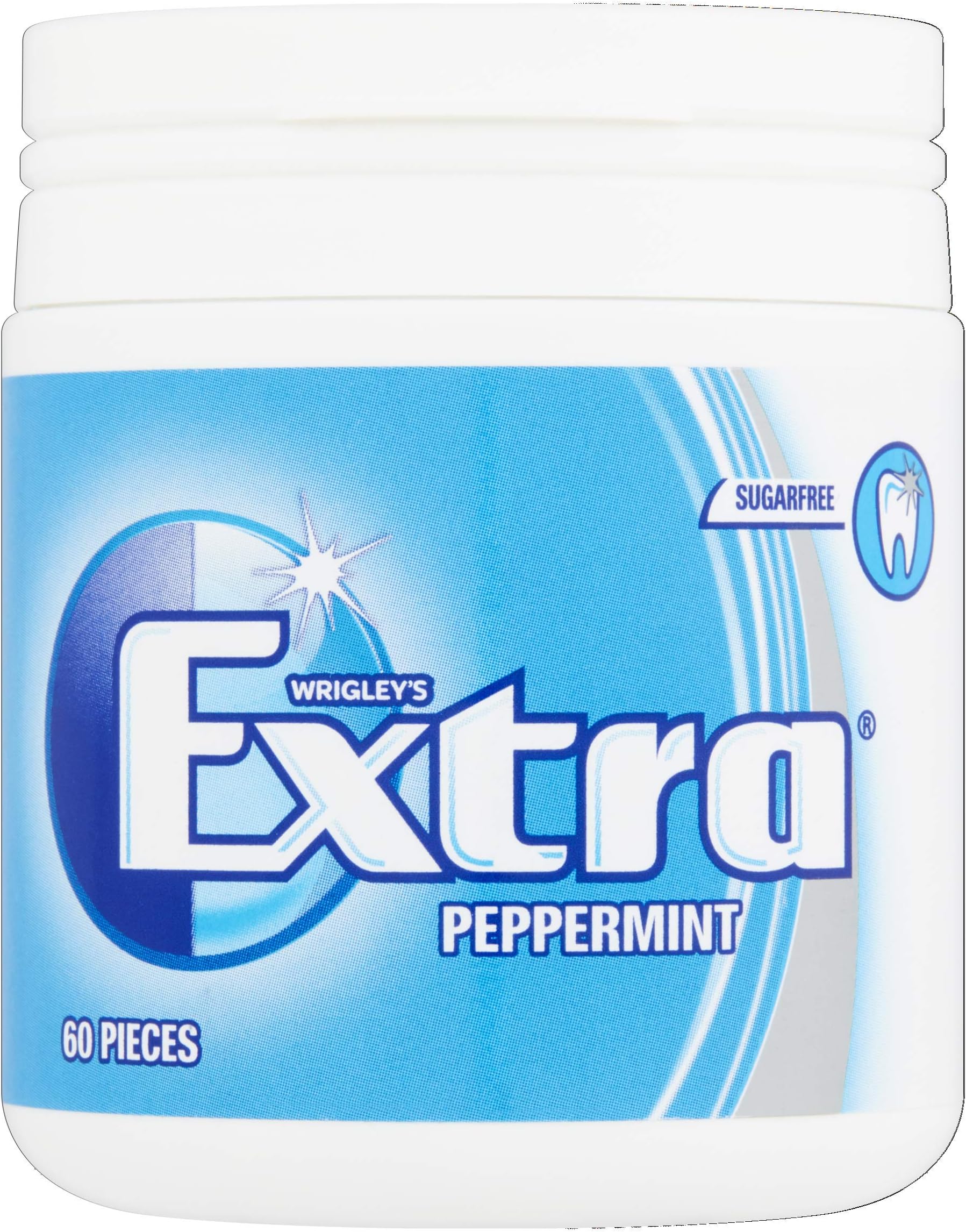 Wrigley's Extra Peppermint Bottle, 60 each