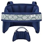 NAPUP Adjustable Carseat Head Support for Sleeping Kids & Toddlers - Safe, Comfortable & Breathable (Dark Blue)