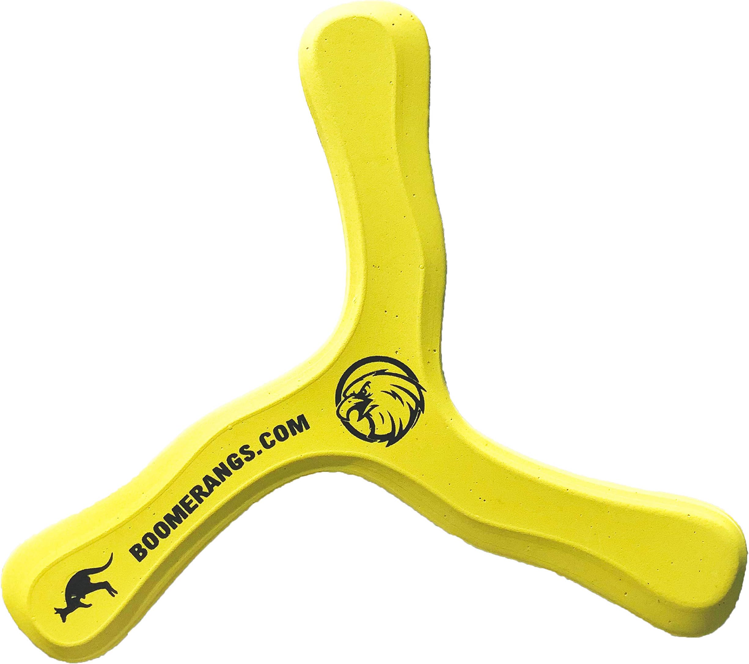 Yellow Buzz (Baloo) Boomerang - Safe Fast Catch Boomerang
