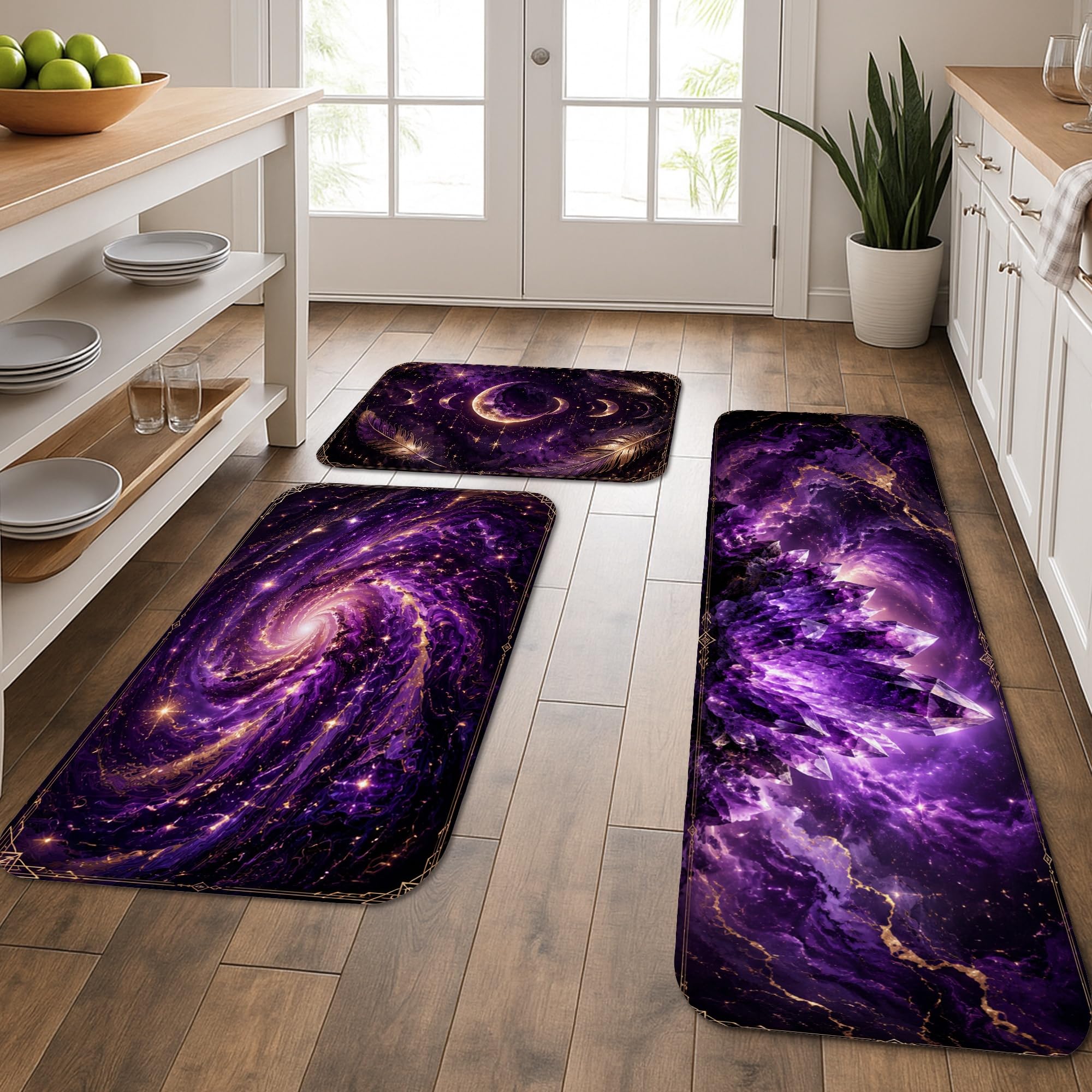 Tapis de cuisine confortable pour soulager les pieds fatigués devant l'évier