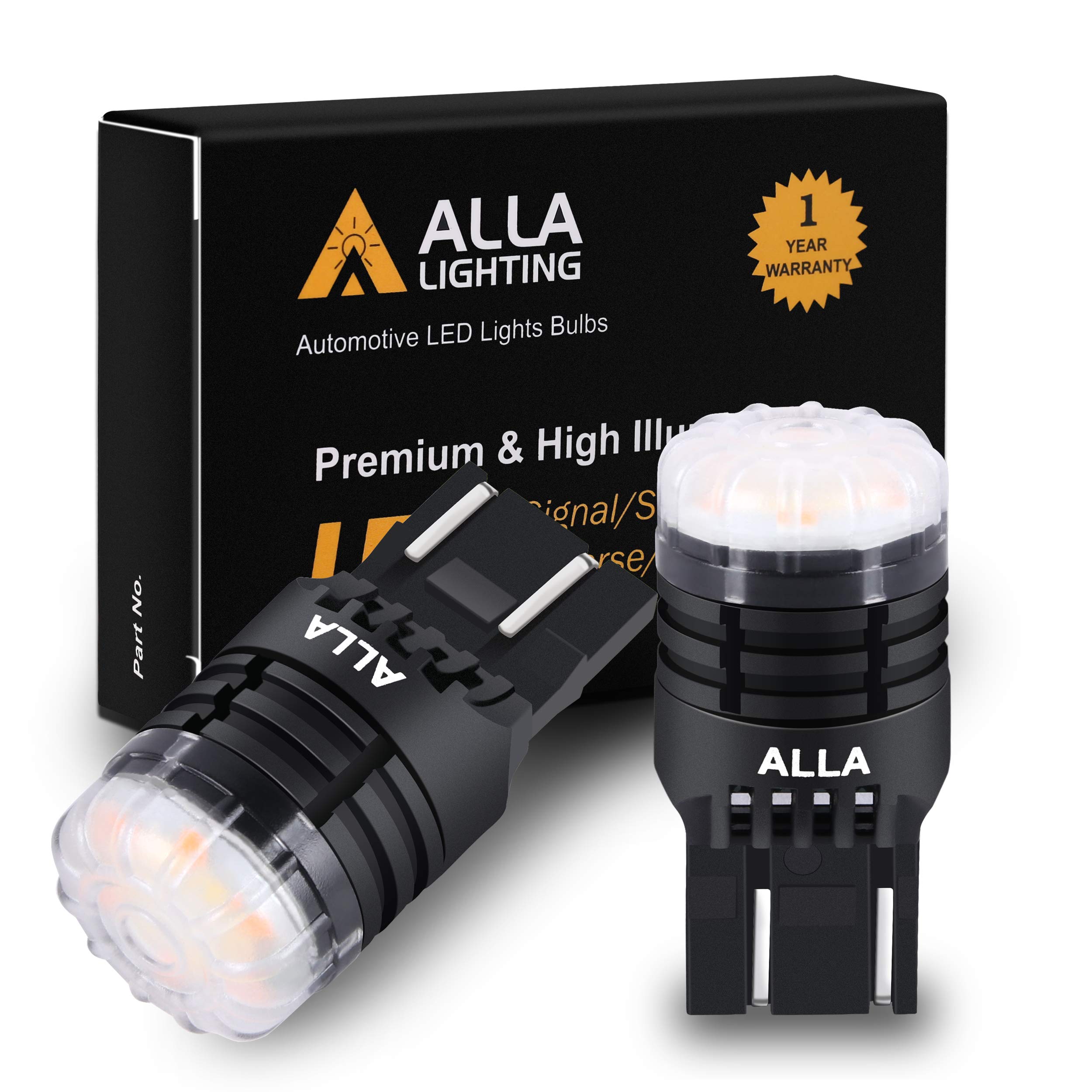 Amazon.com: Alla Lighting 7444NA 7443 Switchback Bulbs LED
