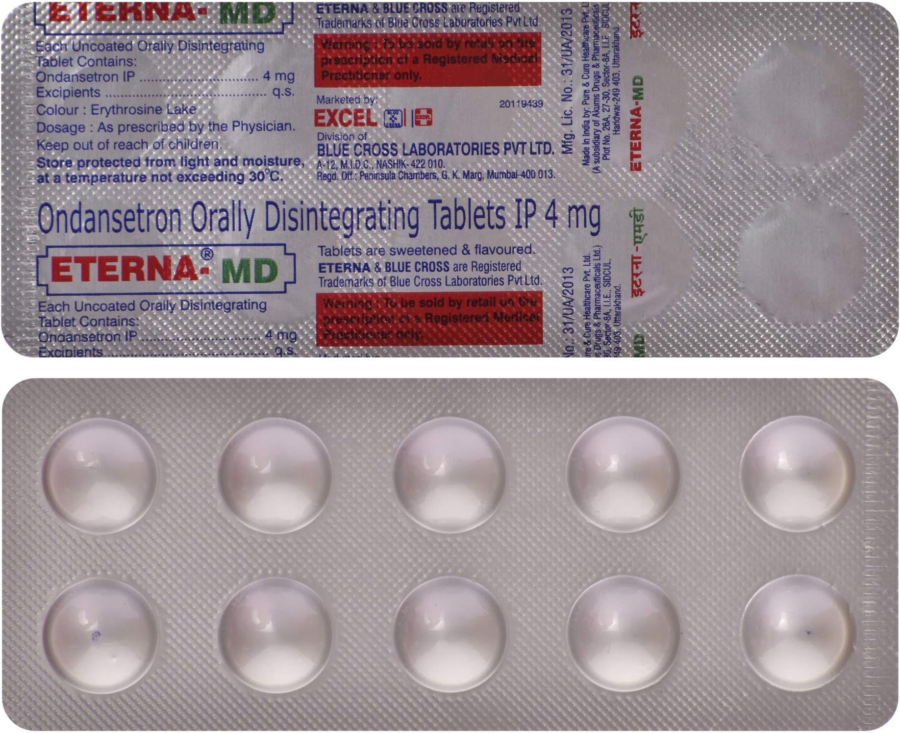 Eterna MD - Strip of 10 Tablets