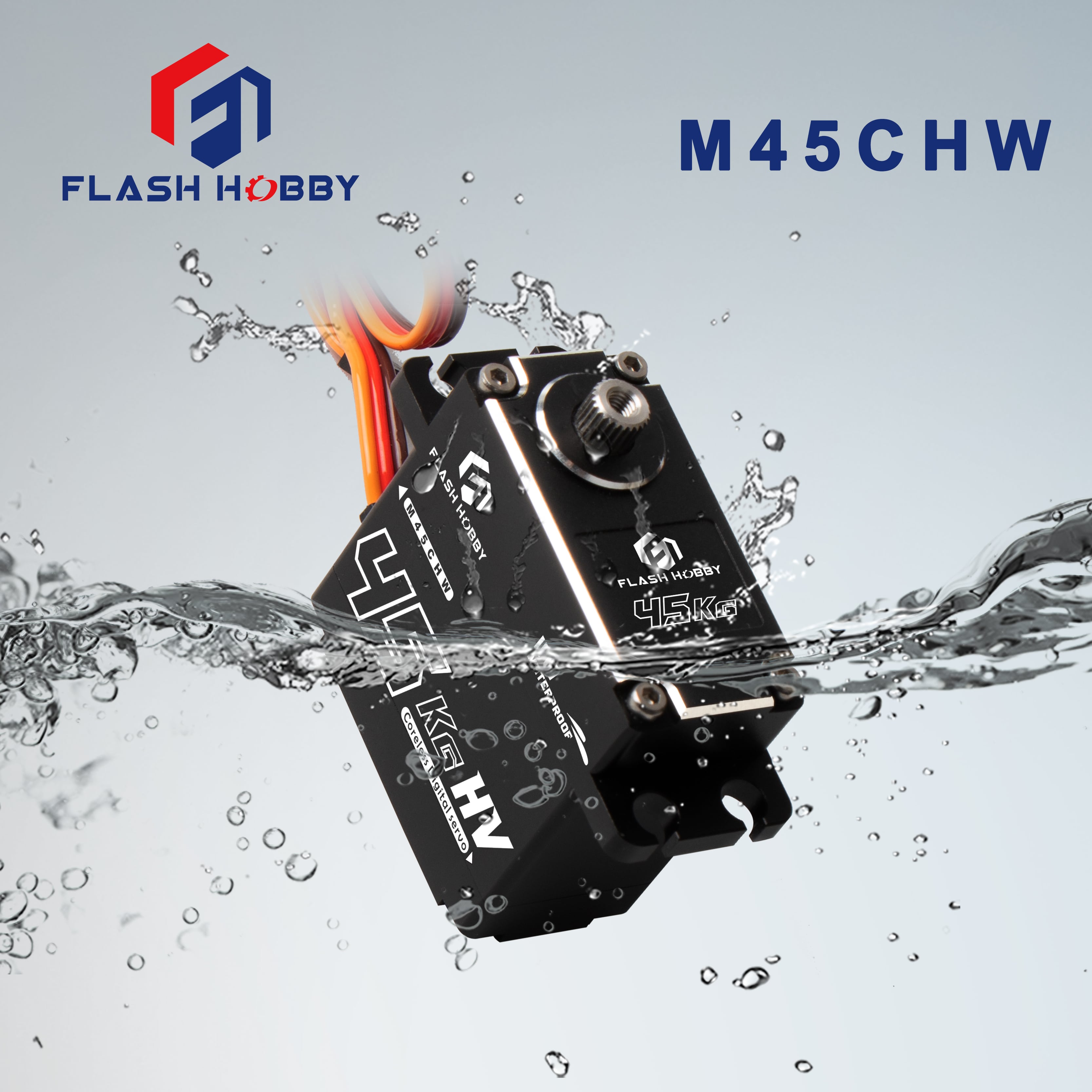 Amazon.com: FLASH HOBBY 45Kg Full Waterproof Coreless Servo Motor