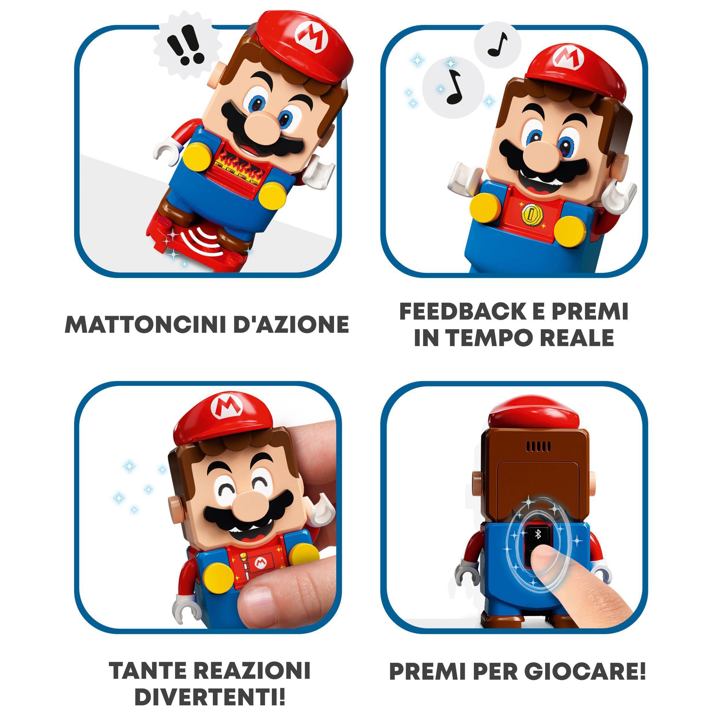 LEGO Super Mario Avventure di Mario - Starter Pack, Giochi per Bambini, Bambine, Ragazzi e Ragazze Creativi con Personaggi Interattivi, Giocattolo da Costruire, Idee Regalo da Collezione 71360