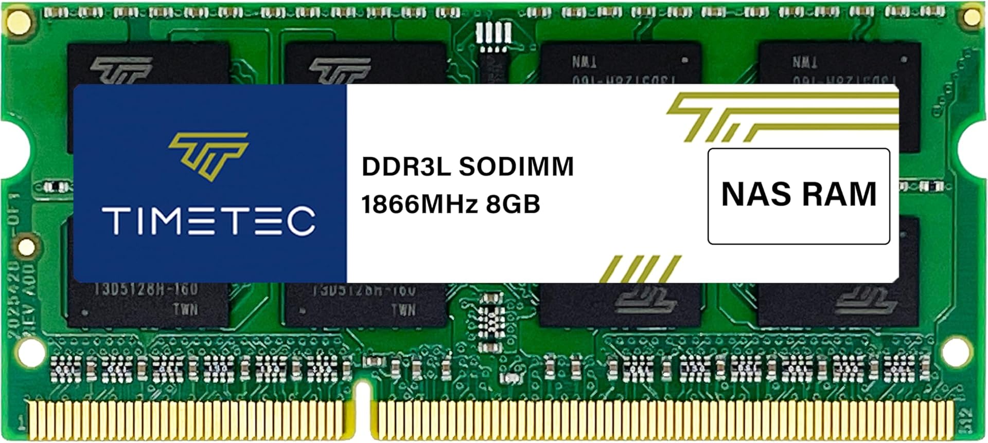 Timetec Hynix IC 8GB Compatible for Synology NAS DiskStation DS218+ DS918+ DDR3/ DDR3L 1866Mhz PC3L-14900 1.35V Non-ECC Unbuffered 204 Pin SODIMM Memory RAM (8GB)