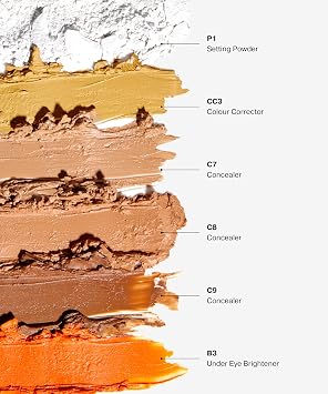 BEAUTY BAY Mini Make Face Multi-Use Complexion Palette (Tan - Deep), Cream and Powder Formula, Eyes Lips Face, Travel-Size, Concealing Correcting Sculpting
