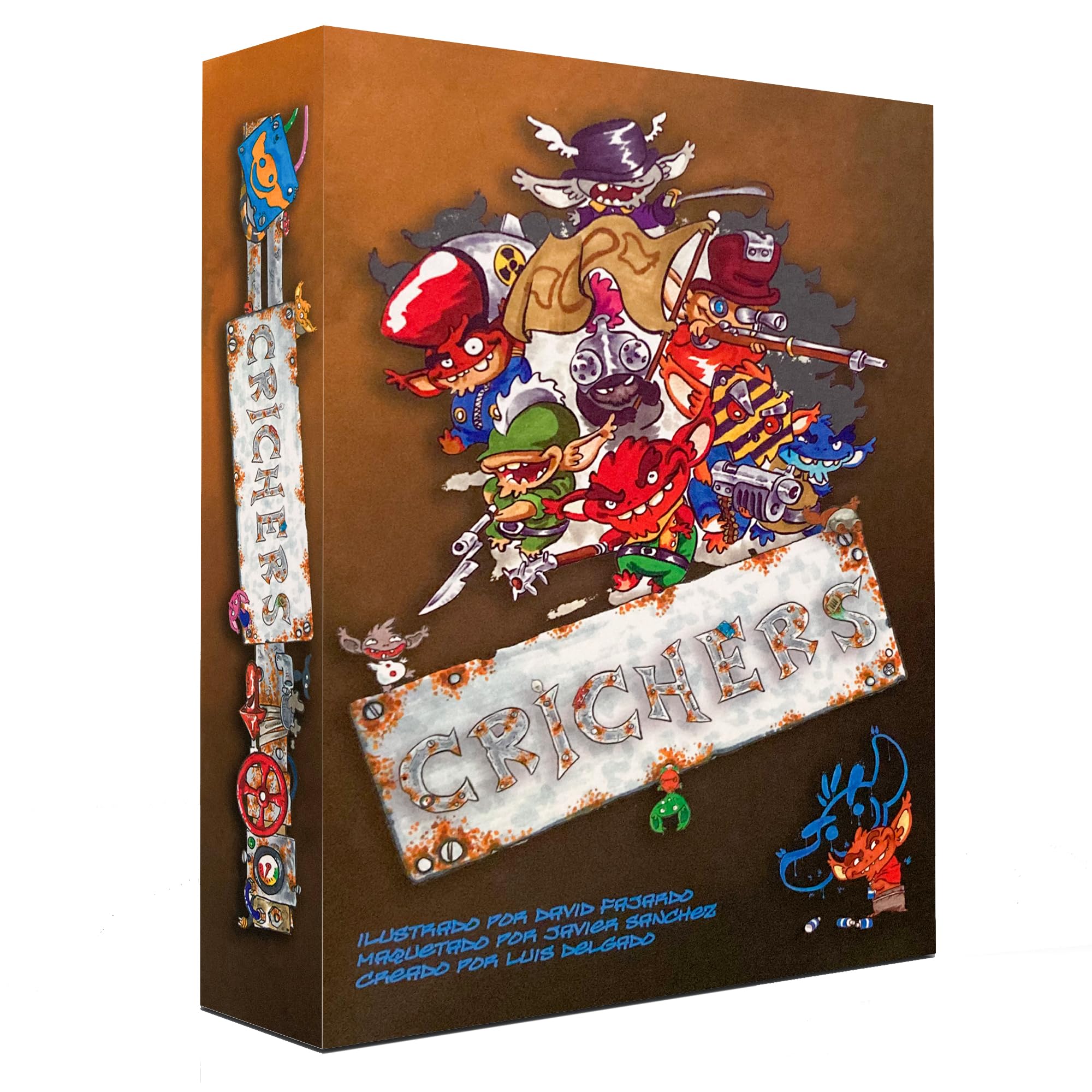 Crichers - Juego de Cartas Divertido para niños y Adultos - Juegos de Mesa de partidas rápidas para niños de más de 10 años - Juego Familiar Divertido de 2 a 6 Jugadores