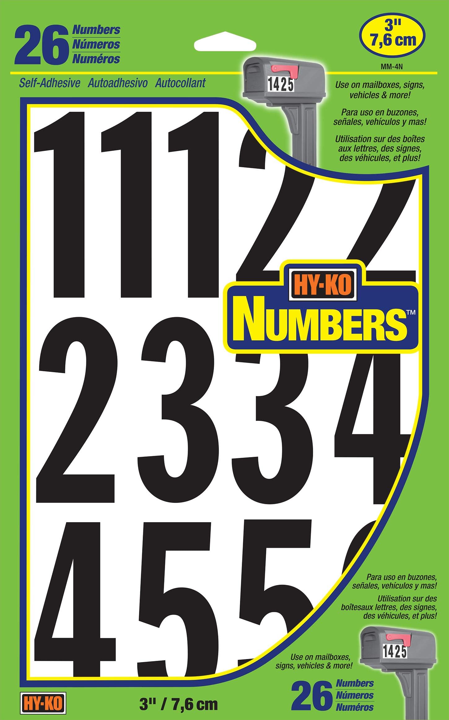 Hy-Ko Prod. MM-4N26 Boat Number Assortment