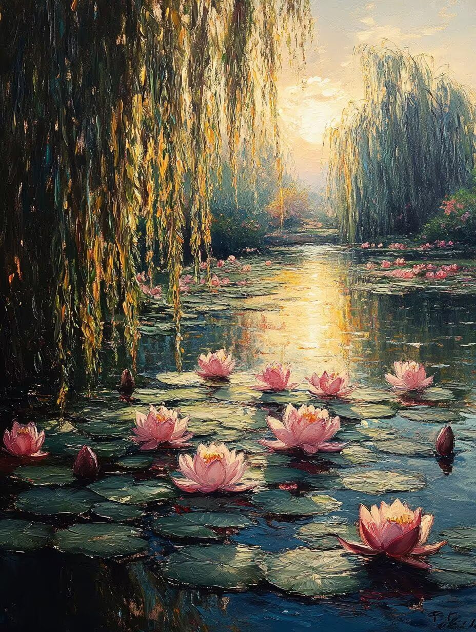 Diamond Painting Kit Lago Pintura Diamante Flor, Punto De Cruz Diamante 5D Cuadro Diamantes DIY Full Drill Cuadrado Strass Ricamo Diamond Art Paintings per Decorazioni Casa Pareti 70x100cm 6-U551P