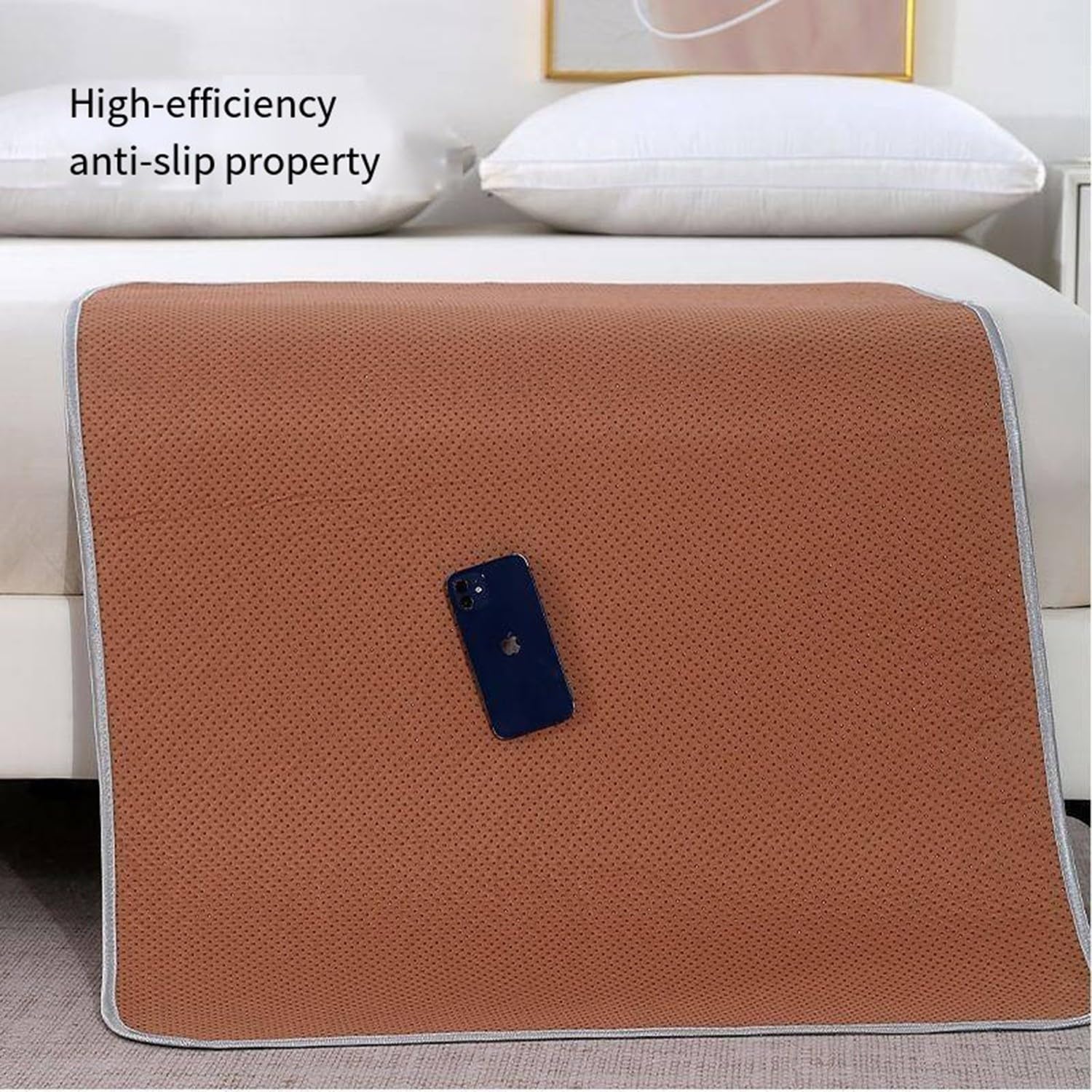 REHOOF Verano Compresa para Incontinencia Impermeable para La Cama, Tamaño Grande Empapadores Cama Adultos Lavables, Menstruación Discos Absorbentes A Prueba De Fugas, Hospital Hogares D,150×200cm