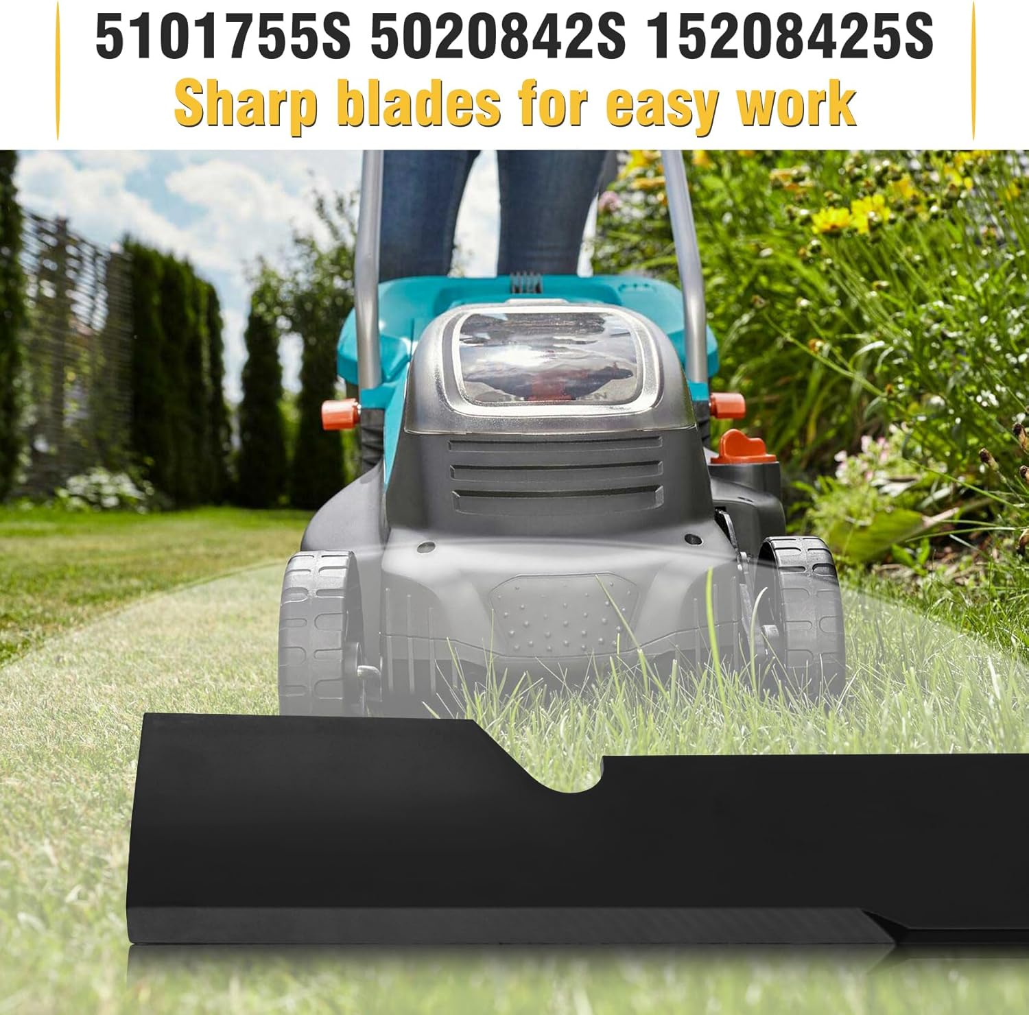 Fengind| 5101755S 482879 Lawn Mower Blades Compatible with scag 61 inch Mower Blades, Ferris 61 inch Mower Blades, Bad boy 61 inch Mower Blades, Replace 5020842S, 15208425S, 48111, 481708 Blades