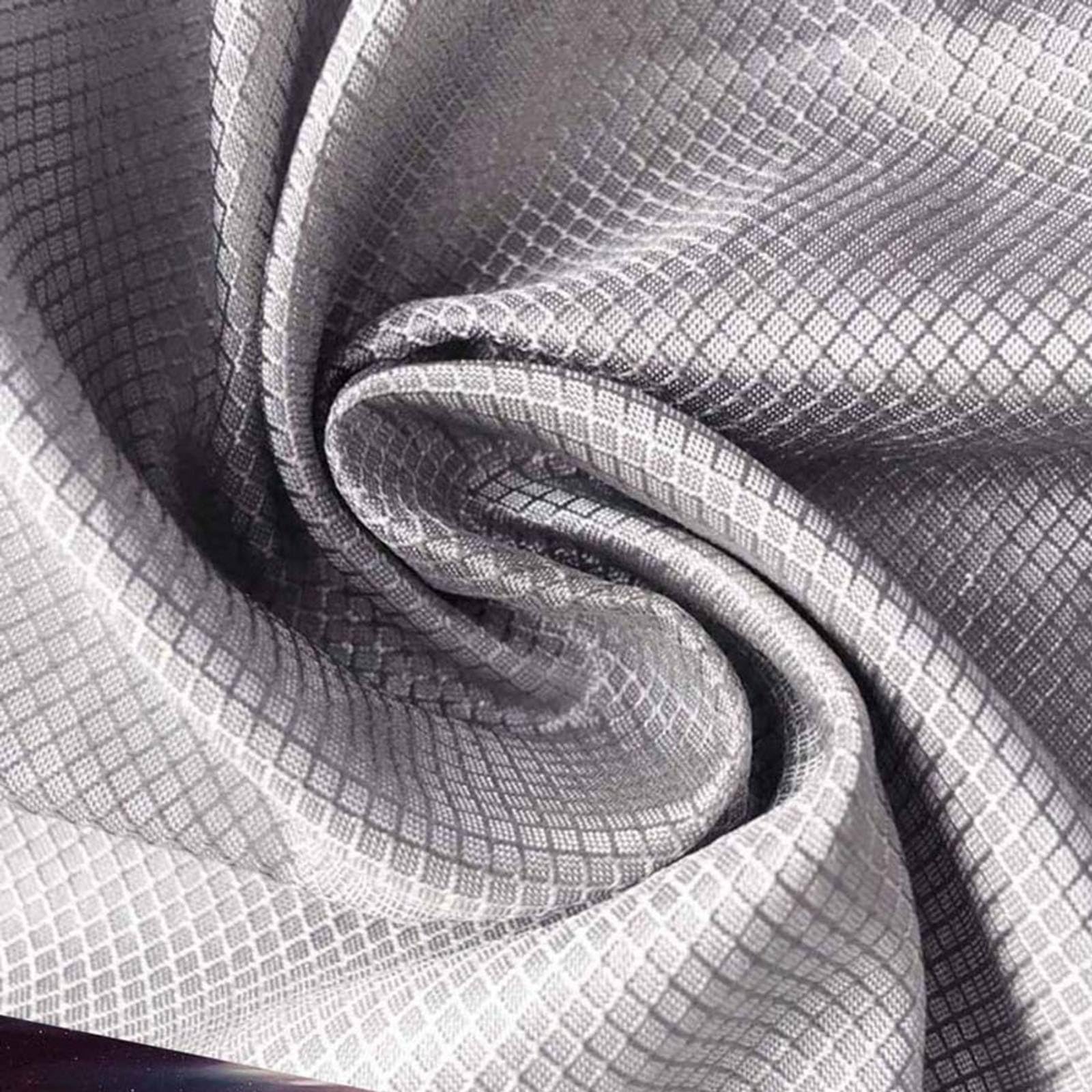 EMF Blocking Fabric RFID Fabric Faraday Bag for Generator RFID Blocking Conductive Fabric Block WiFi EMI Anti Radiation EMP RFID EMF Shielding,silver-5x1.1m