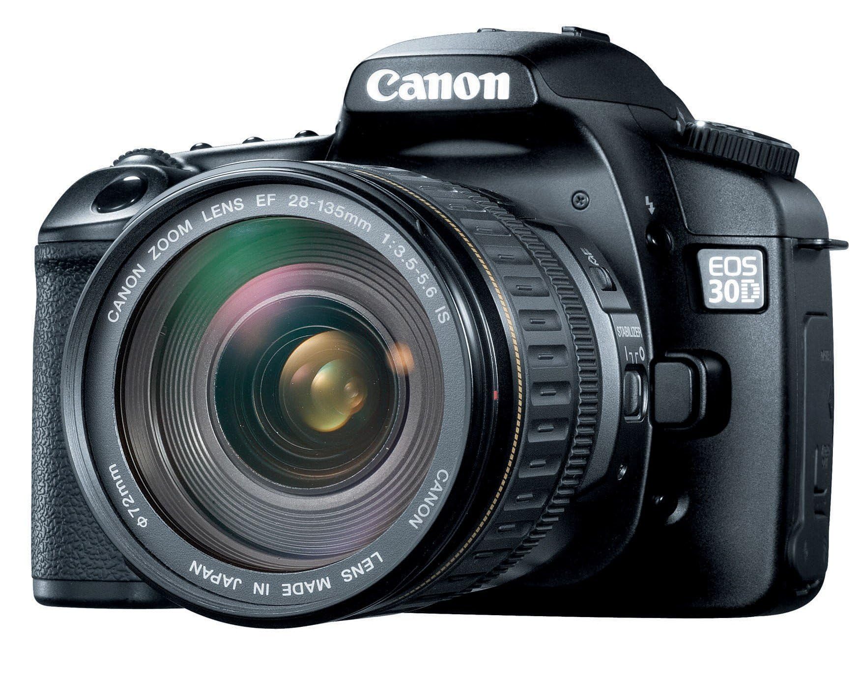 Canon EOS 30D DSLR Camera with EF 28-135mm f/3.5-5.6 IS USM Standard Zoom Lens (OLD MODEL) (Renewed)