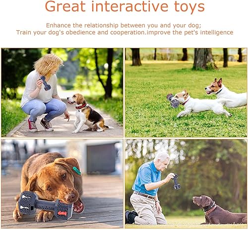 Miniatura 4 de Juguete masticable para perros para masticadores agresivos, juguete dental interactivo para entrenar y limpiar los dientes, juguete duradero e