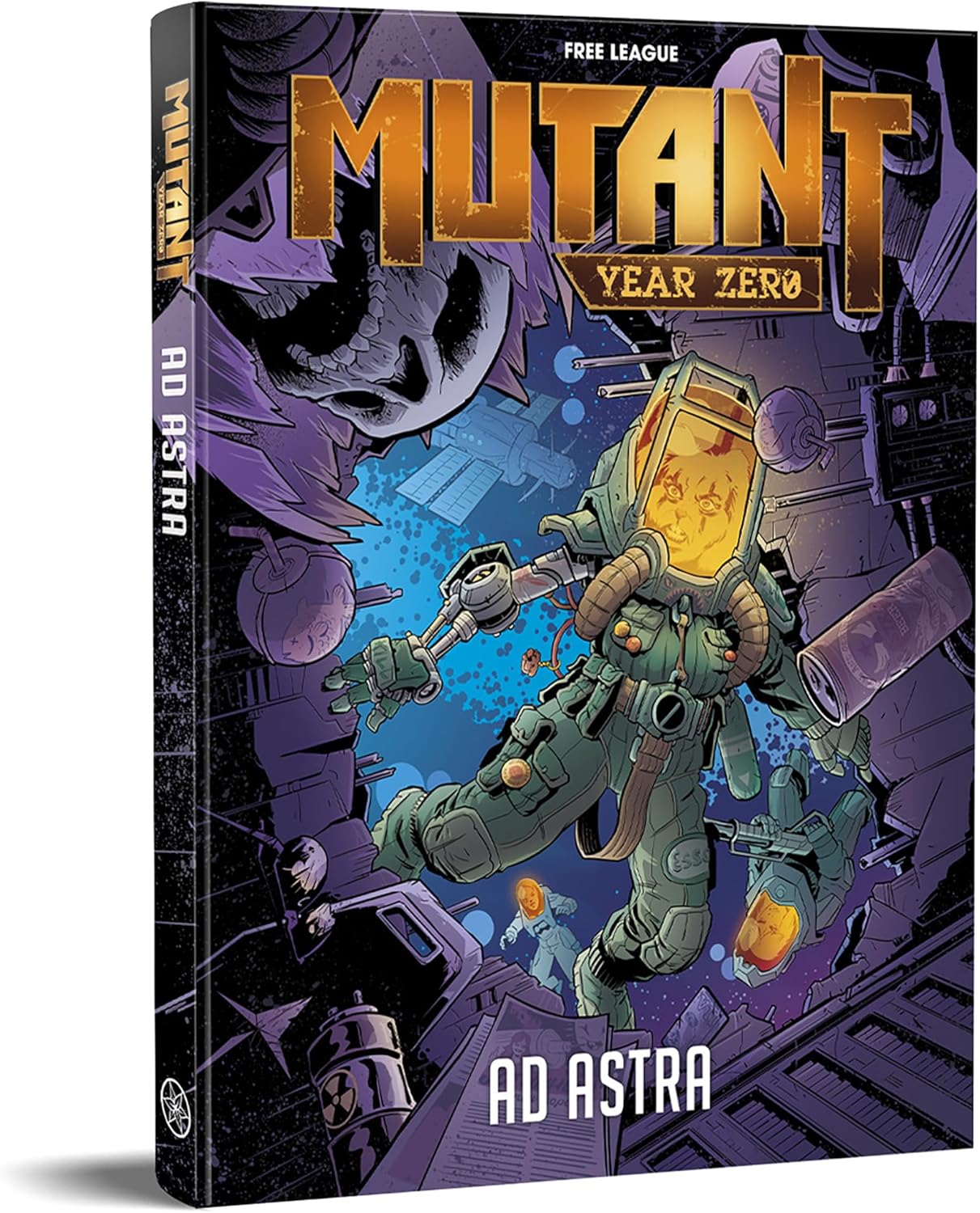 Free League Publishing: Mutant: Year Zero - Ad Astra - Hardback RPG Book, Thrilling Campaign Module, Space Roleplaying Adventure