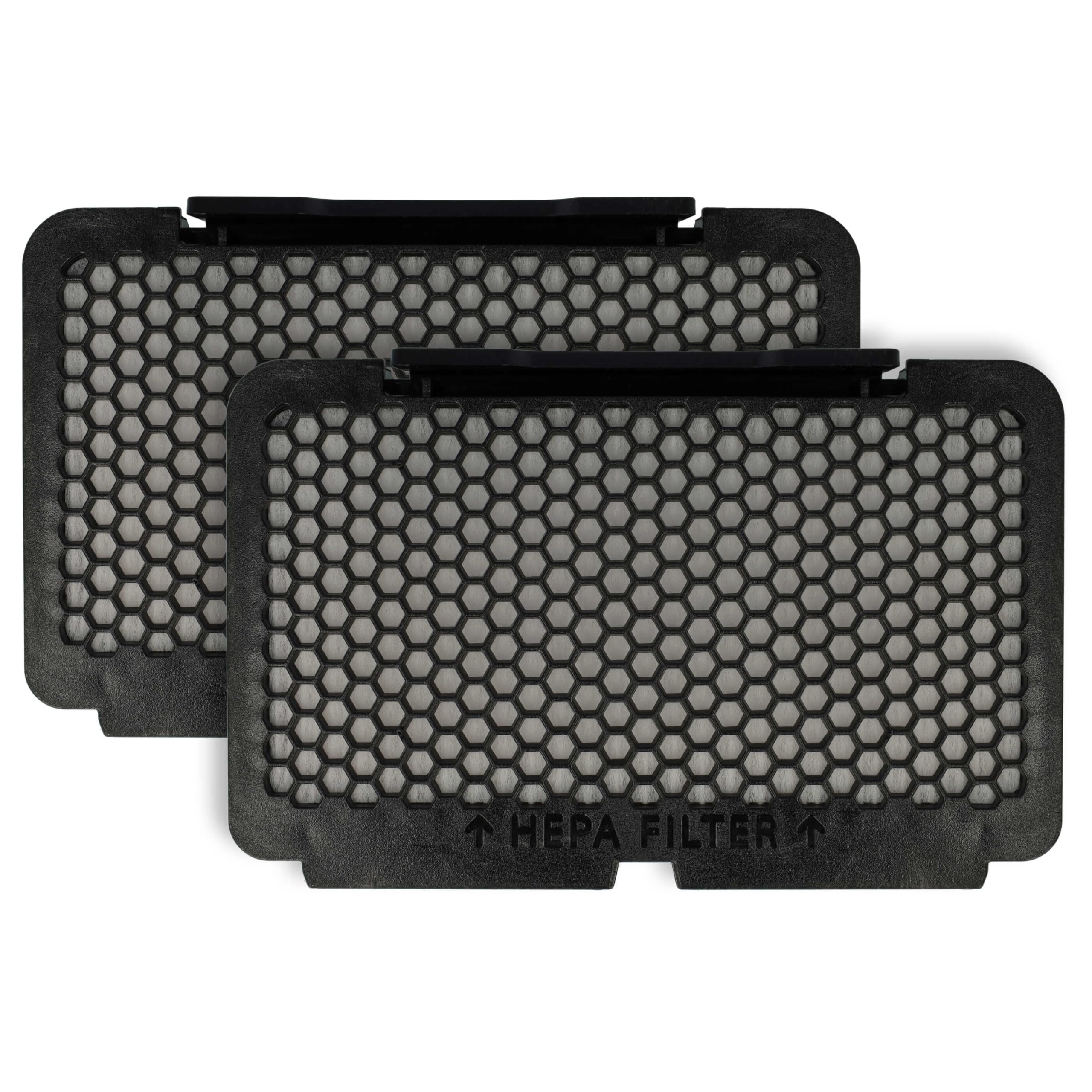 vhbw 2 x filtr do odkurzacza kompatybilny z odkurzaczem Tefal Silence Force Multicyclonic TW8356HA/412, TW8356KA/410 - filtr HEPA czarno-biały
