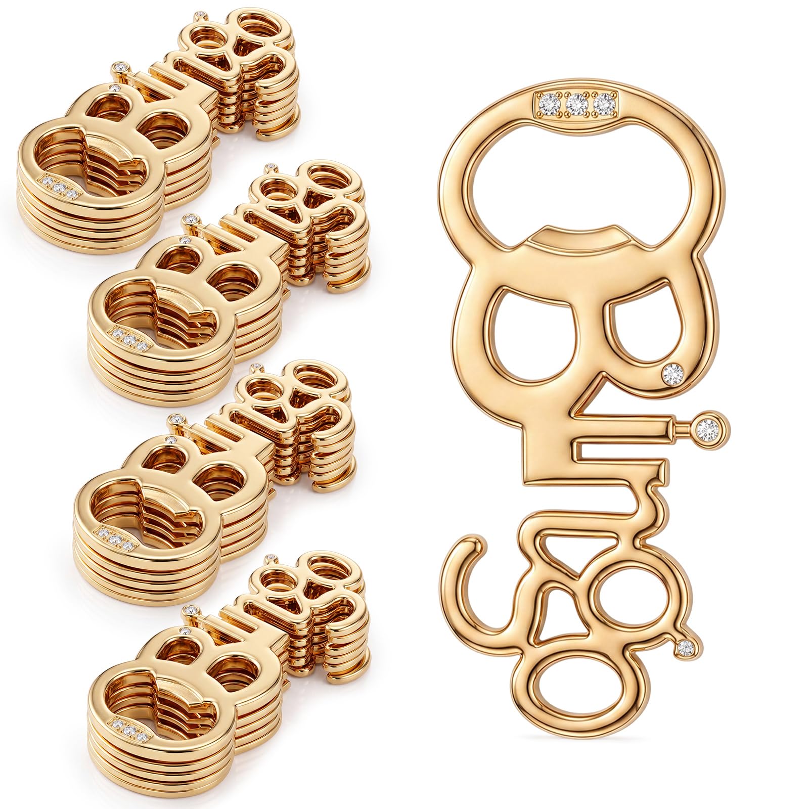 Décapsuleur de loto durable 10 cm en fer résistant pour homme et femme