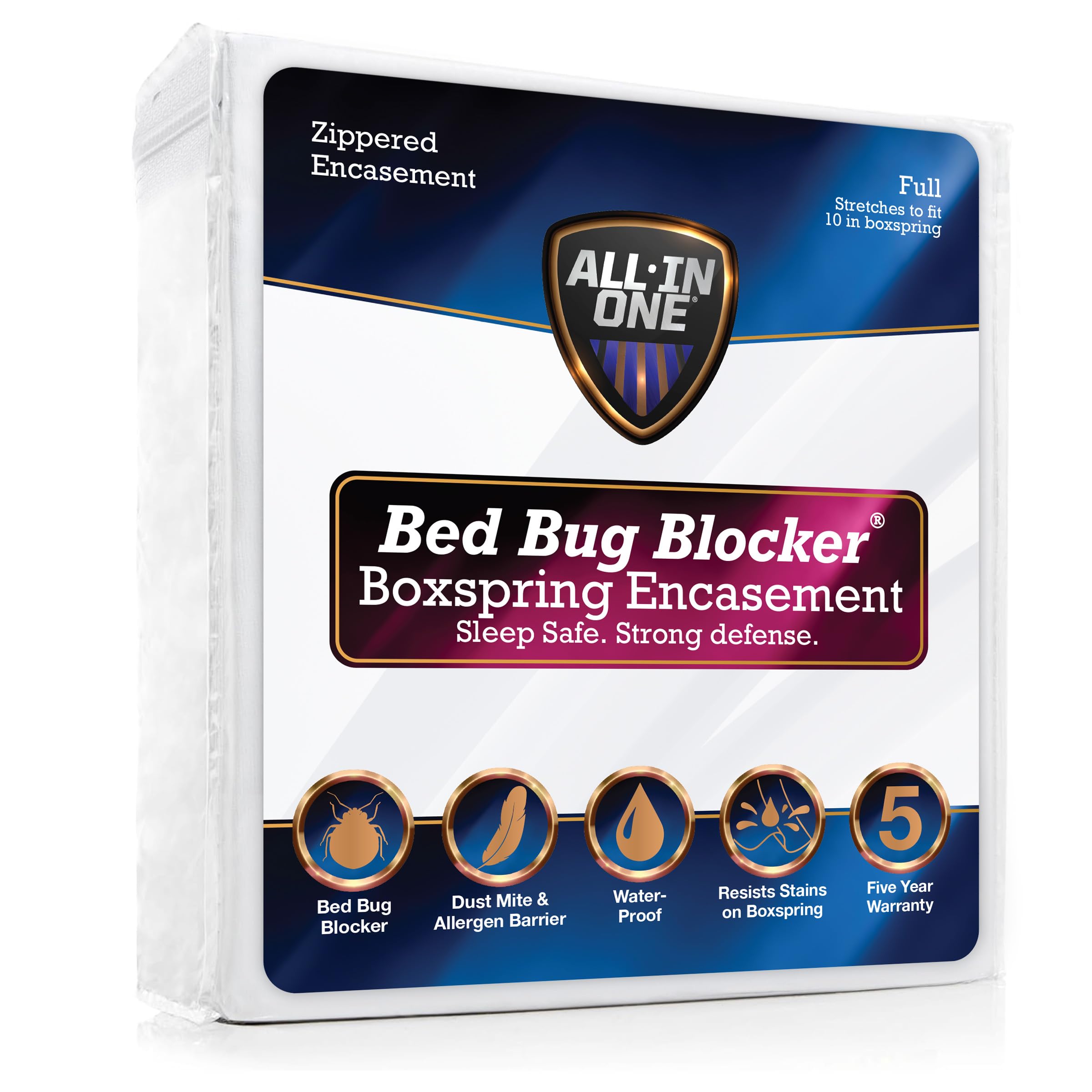 All-in-One Zippered Boxspring & Mattress Encasement